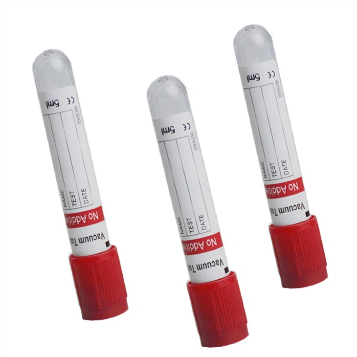 Απλό σωλήνα Red Top Vacuum Blood Collection Tube