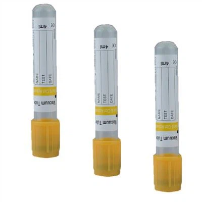 Serum Gel And Clot Activator Tubes