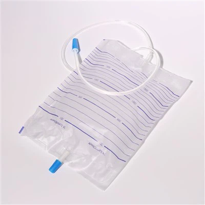 500ml/1000ml/2000ml Σάκοι ούρων μεγάλης χωρητικότητας Ασφαλής αποστειρωμένος σάκος ούρων με αντι-βαλβίδα παλινδρόμησης Χονδρική καλύτερη τιμή Υψηλή ποιότητα